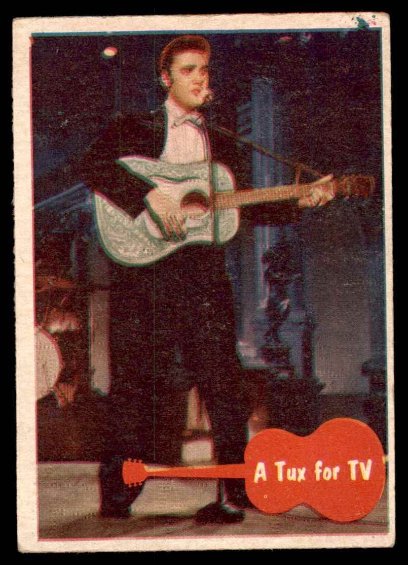 Amazon.com: 1956 Elvis Presley # 20 Tux for TV (Card) VG