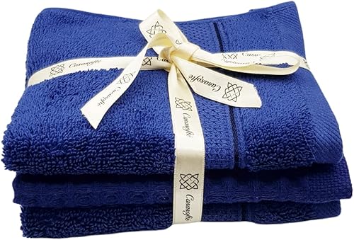 Miniatura 3 de CASASOFTÉ Toallas de cocina turcas paquete de 3 2 mini toalla de rizo  1 mini toalla de gofre 12 x 12 pulgadas toallas de mano para baño toallas de