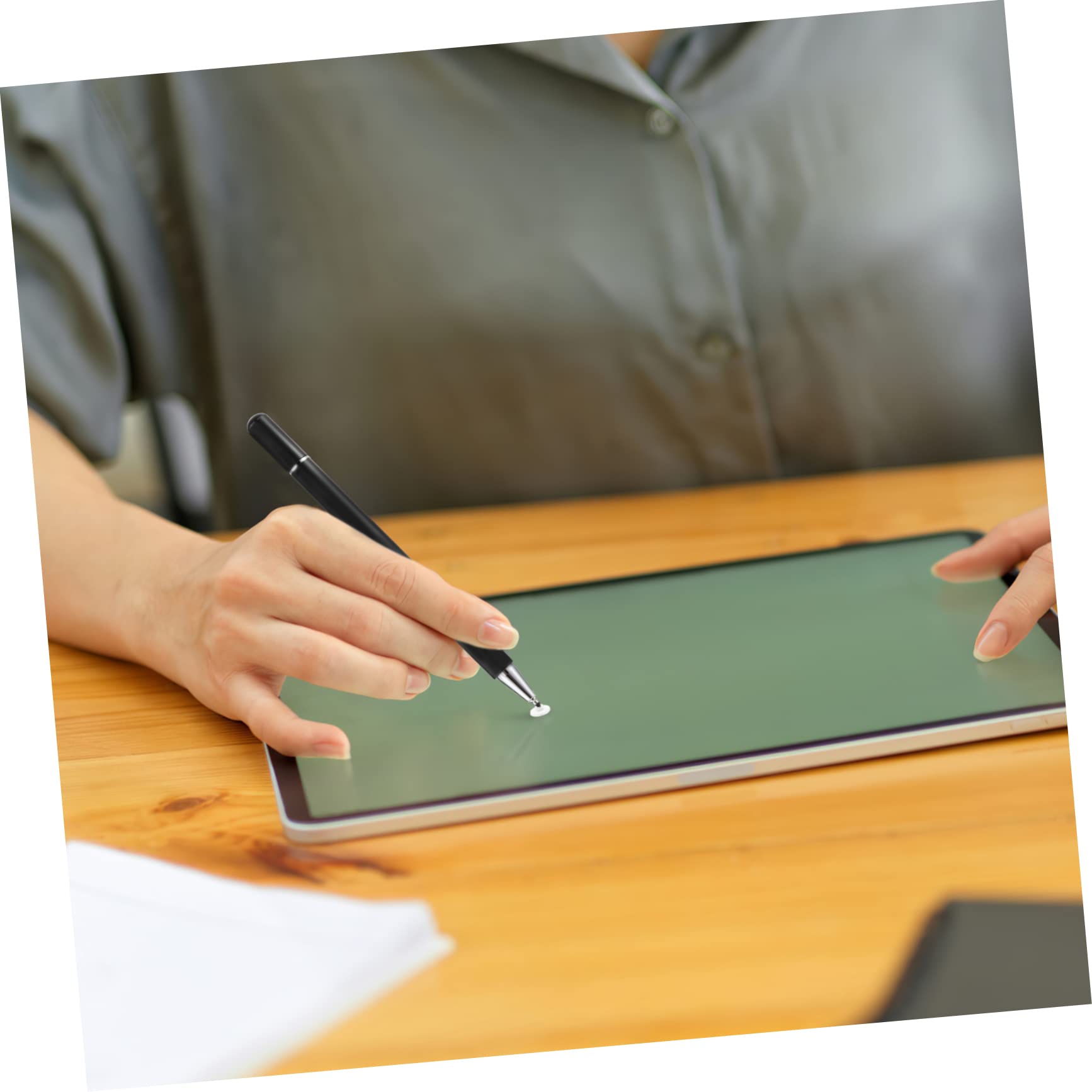 Artibetter 10pezzi Pennino Capacitivo Per Punta Fine Compatibile Con Smartphone e Tablet Design Silenzioso e Leggero Per Disegno e Scrittura Precisa