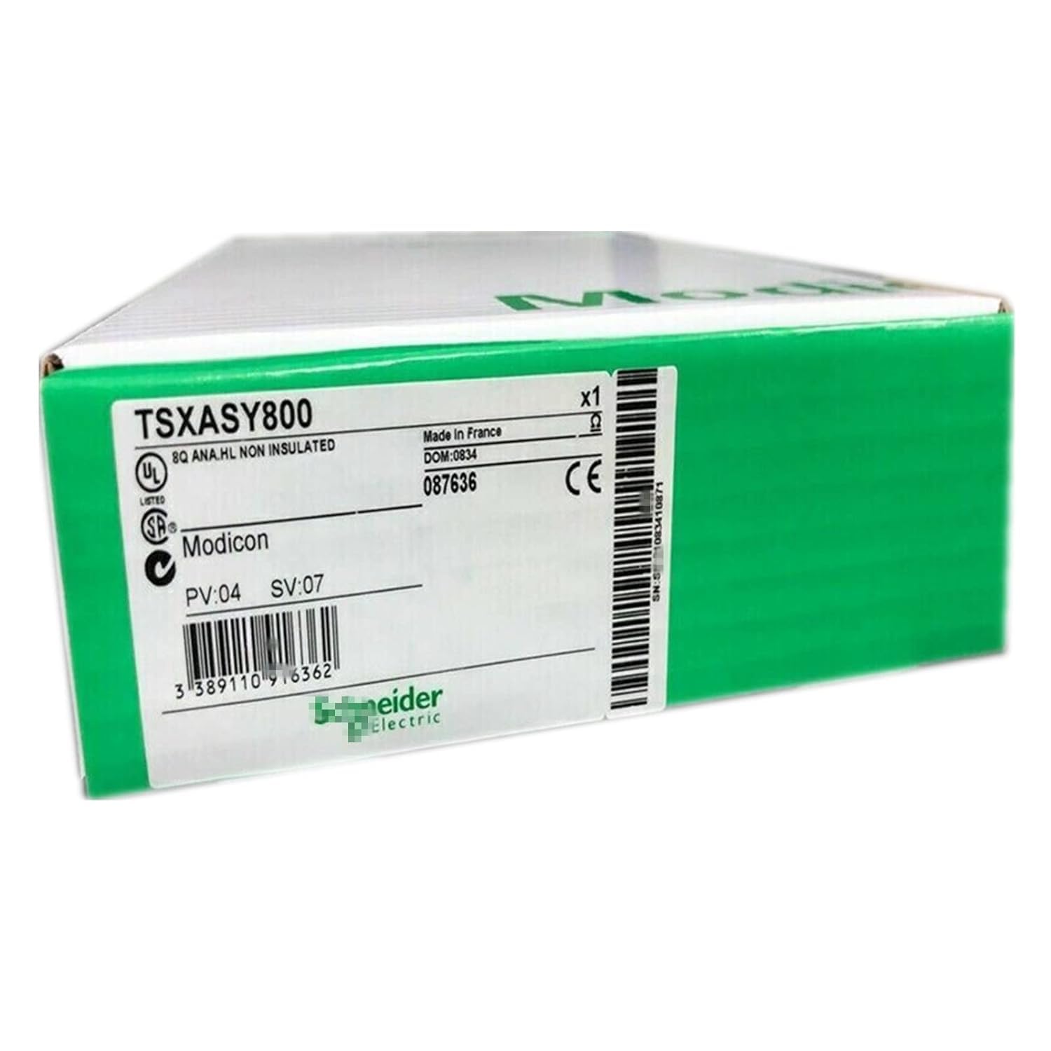 VDOQTLJT TSXASY800 Analog Input Module PLC Sealed in Box 1 Year Warranty