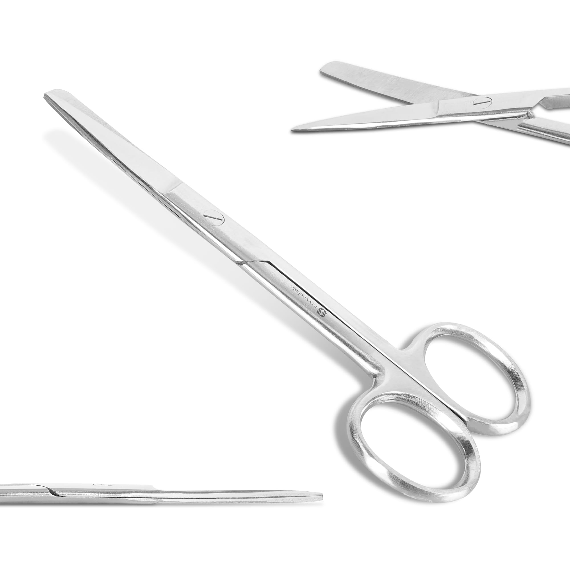 Safety First Aid Group Nurses Stainless Dressing Scissors Blunt/Blunt 13cm – Safe and Durable Medical Scissors for Bandage and Dressing Removal