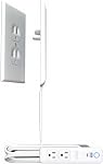 Smart Sleek Socket: Universal Outlet Concealer with Wi-Fi Smart Power Strip