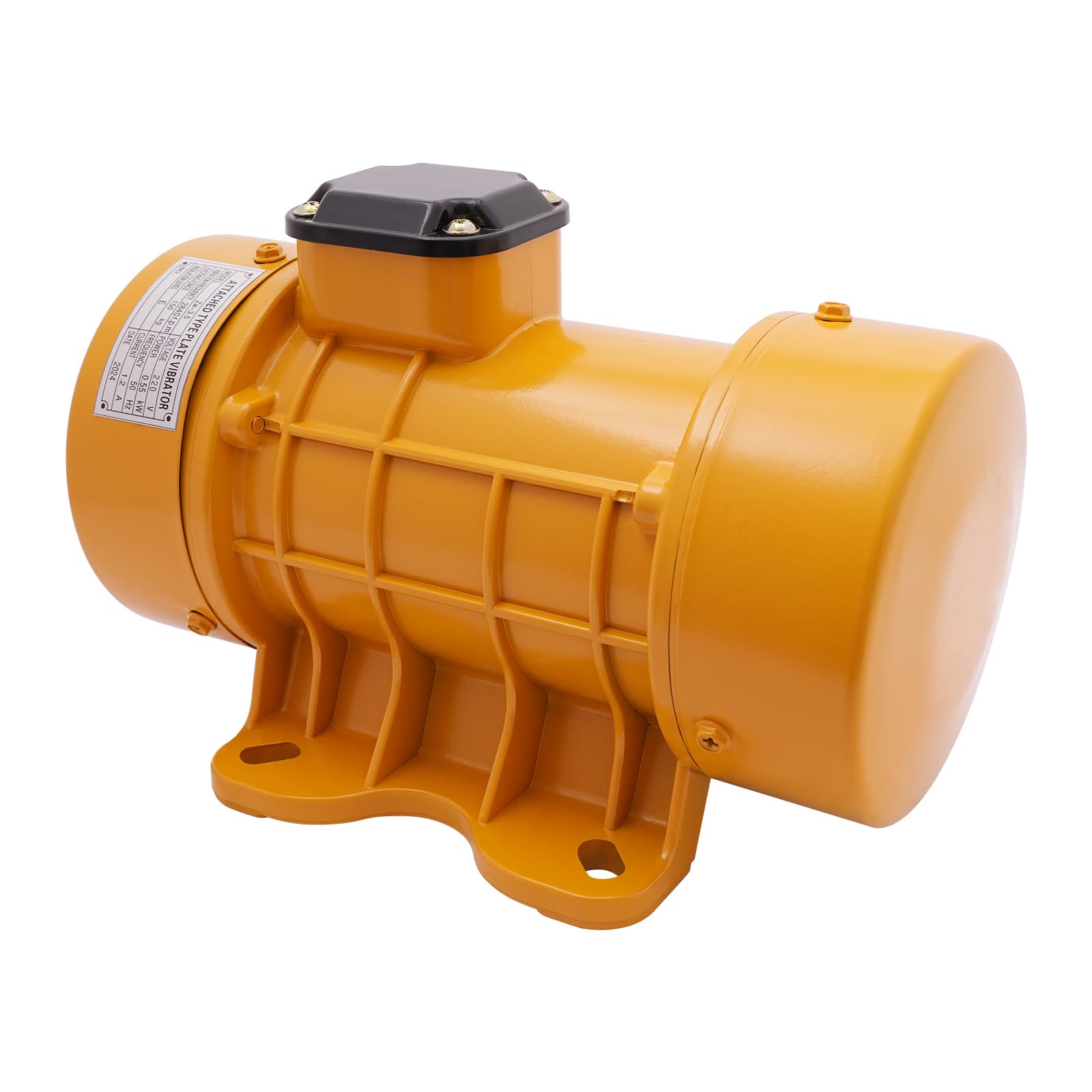 Motor de vibración de 550 W, motor de vibración industrial para compactación de hormigón y extracción de materiales, 2840 rpm con 150 kg de fuerza de excitación, adecuado para minería