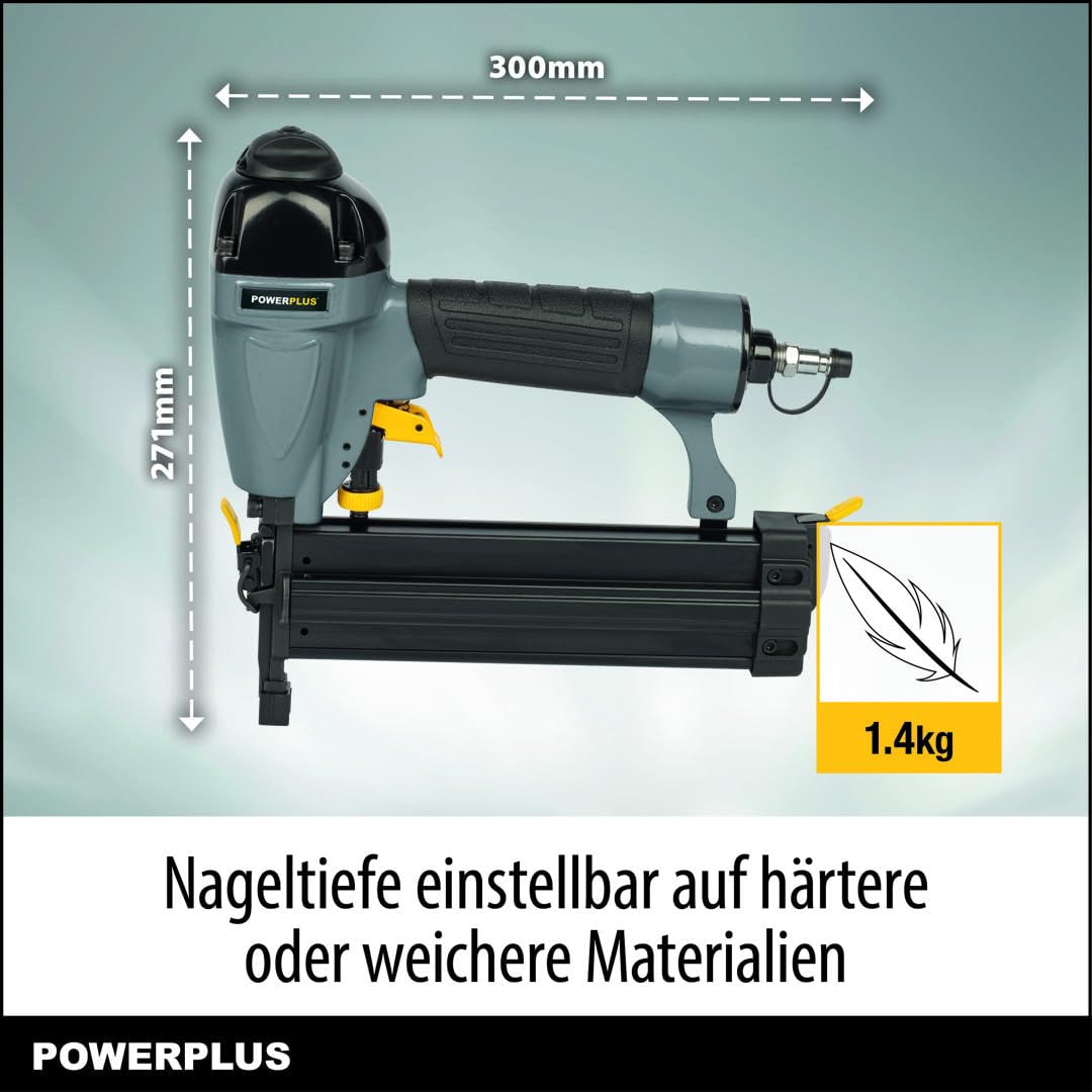 Powerplus POWAIR0312 Grapadora clavadora 51L/min