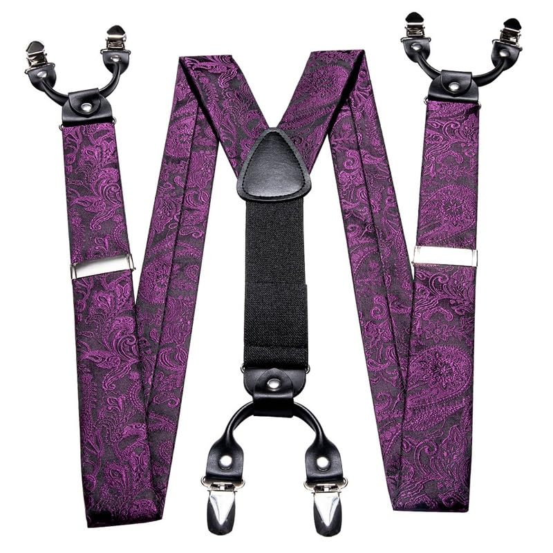 Set de Tirantes y Corbata de Lazo para Hombre en Seda miniatura 3