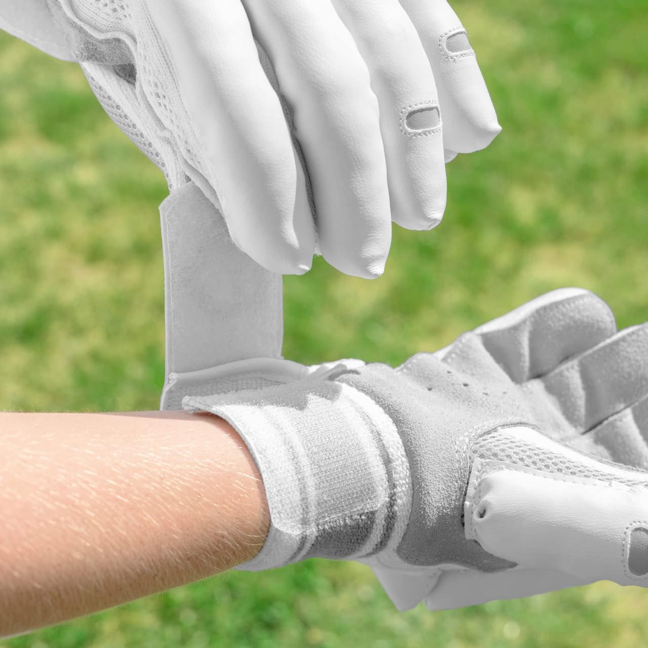 FORTRESSオリジナル 300 ジュニア バッティング グローブ｜左利きまたは右利き用｜コットン ミックス パッド