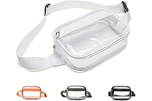 Stadium-Approved Clear Fanny Pack: Durable and Stylish