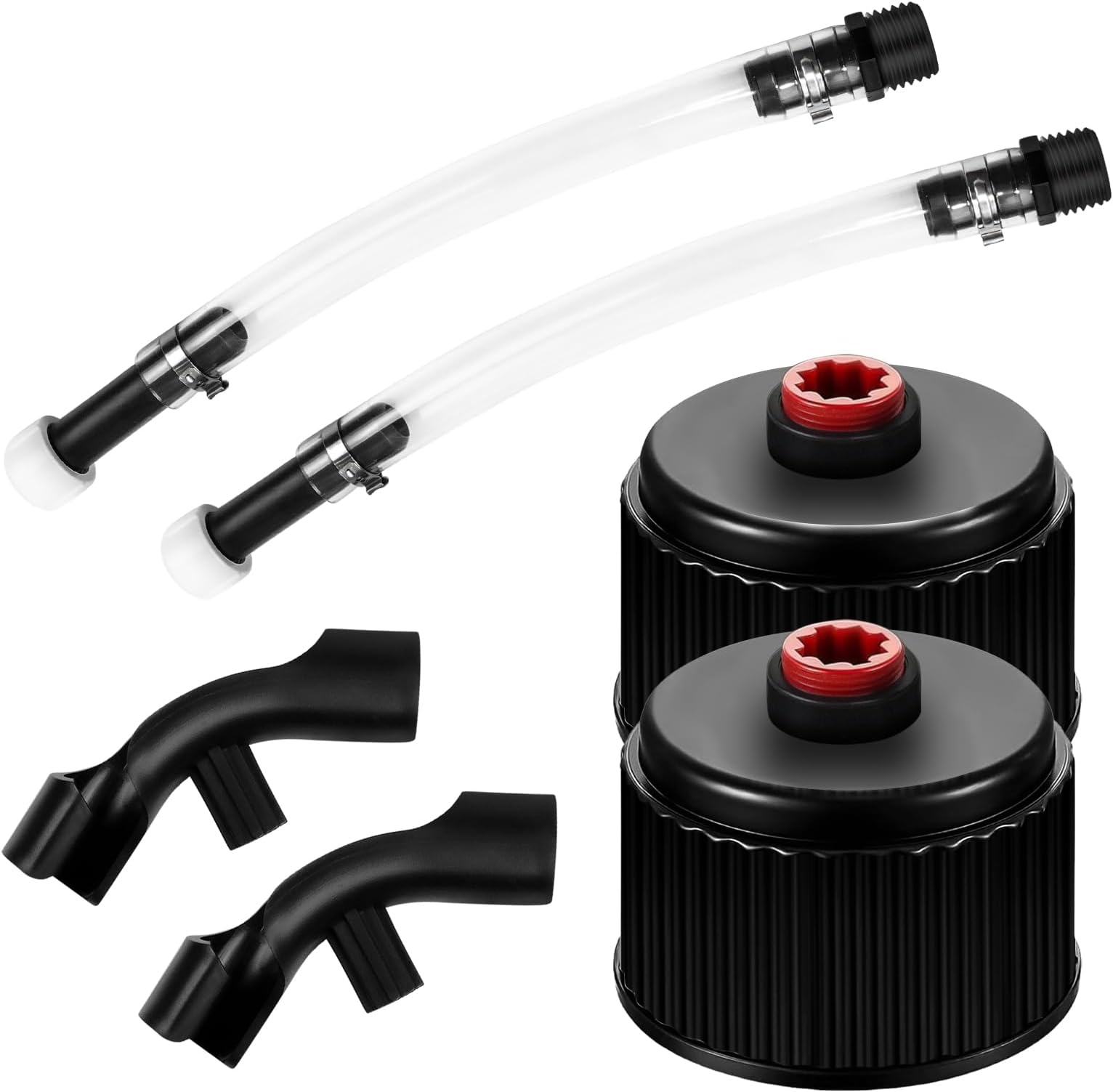 Amazon.com: 2 Pack Racing Fuel Jug Hose kits, Gas Cans Hose with X ...