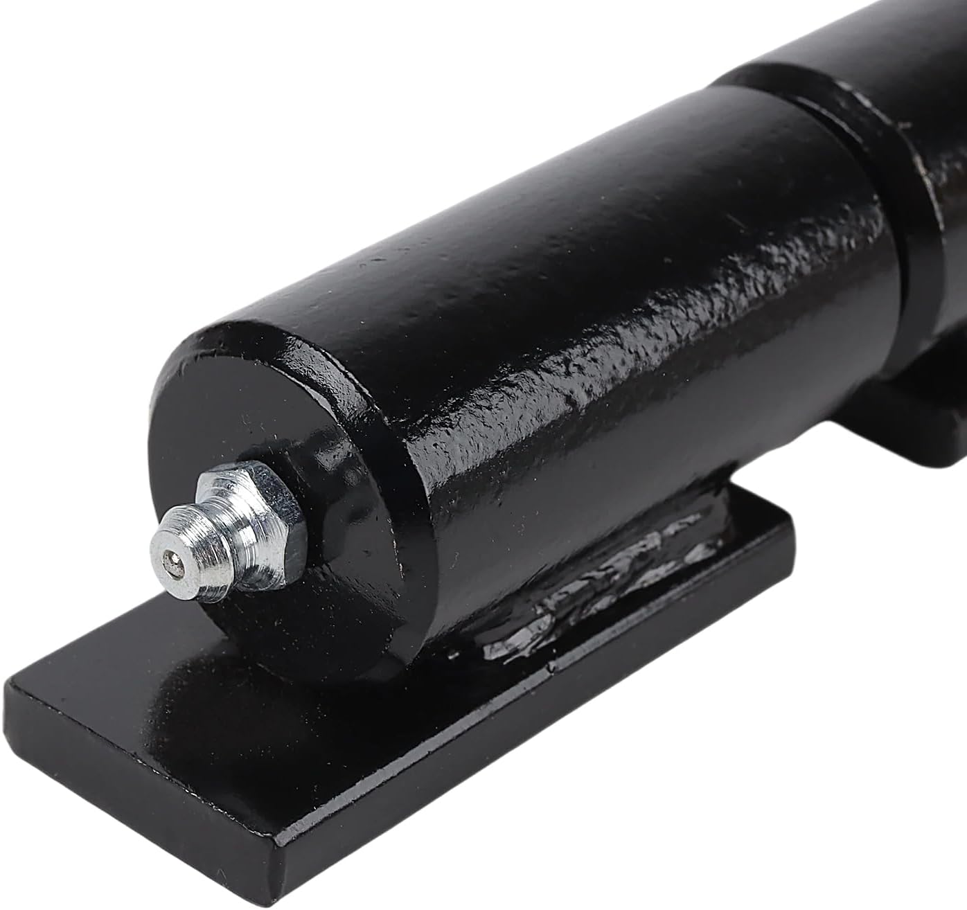 SHEUTSAN Barrel Gate Hinges, 5 Inch, 450 lbs Load Capacity, Black, 6-Pack