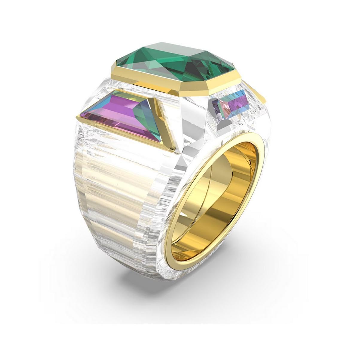 Swarovski Anillo Chroma:Ring EMER/GOS 60 5610800 Marca
