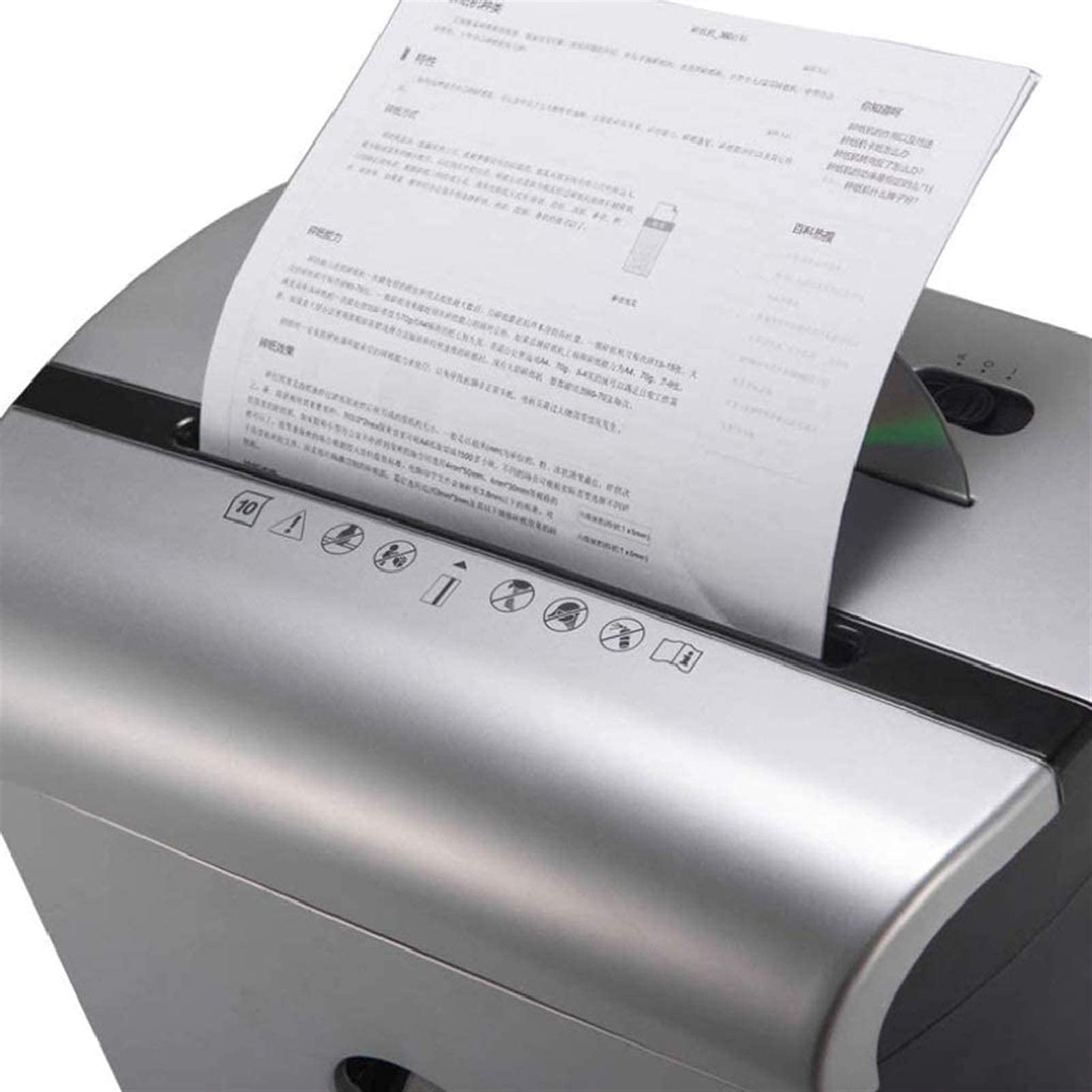 Trituradora Trituradora de Oficina en casa, Trituradora de Papel y Tarjetas de crédito de microcorte, Trituradora de Papel de 8 Hojas (con Ventanas Transparentes) Trituradora