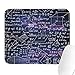 Produktbild Unisex Herren Lila Galaxy Mathematik Funktionen Gleichungen Weiß Lässige Mausunterlage Home Office Computer Stil Schulmaterial Astronaut
