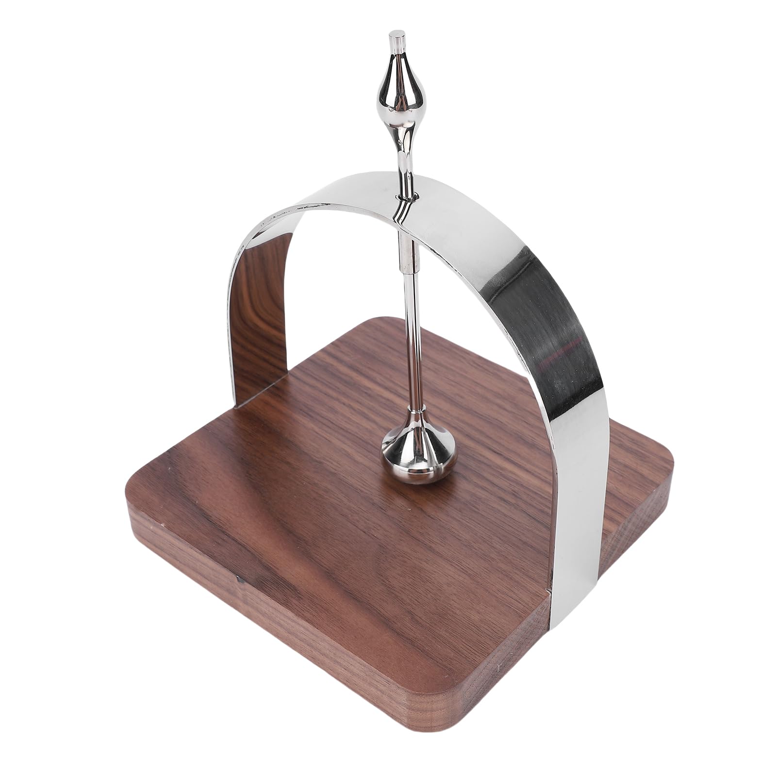 Bewinner Exquisito Servilletero de Nogal con Brazo Pesado - Dispensador de Servilletas de Acero Inoxidable para Cocina, Restaurante, Hotel - Bola Pesada Moderna, Diseño a Prueba de Aceite