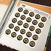 NHL Boston Bruins Logo Planner Calendar Scrapbooking Crafting Stickers #4