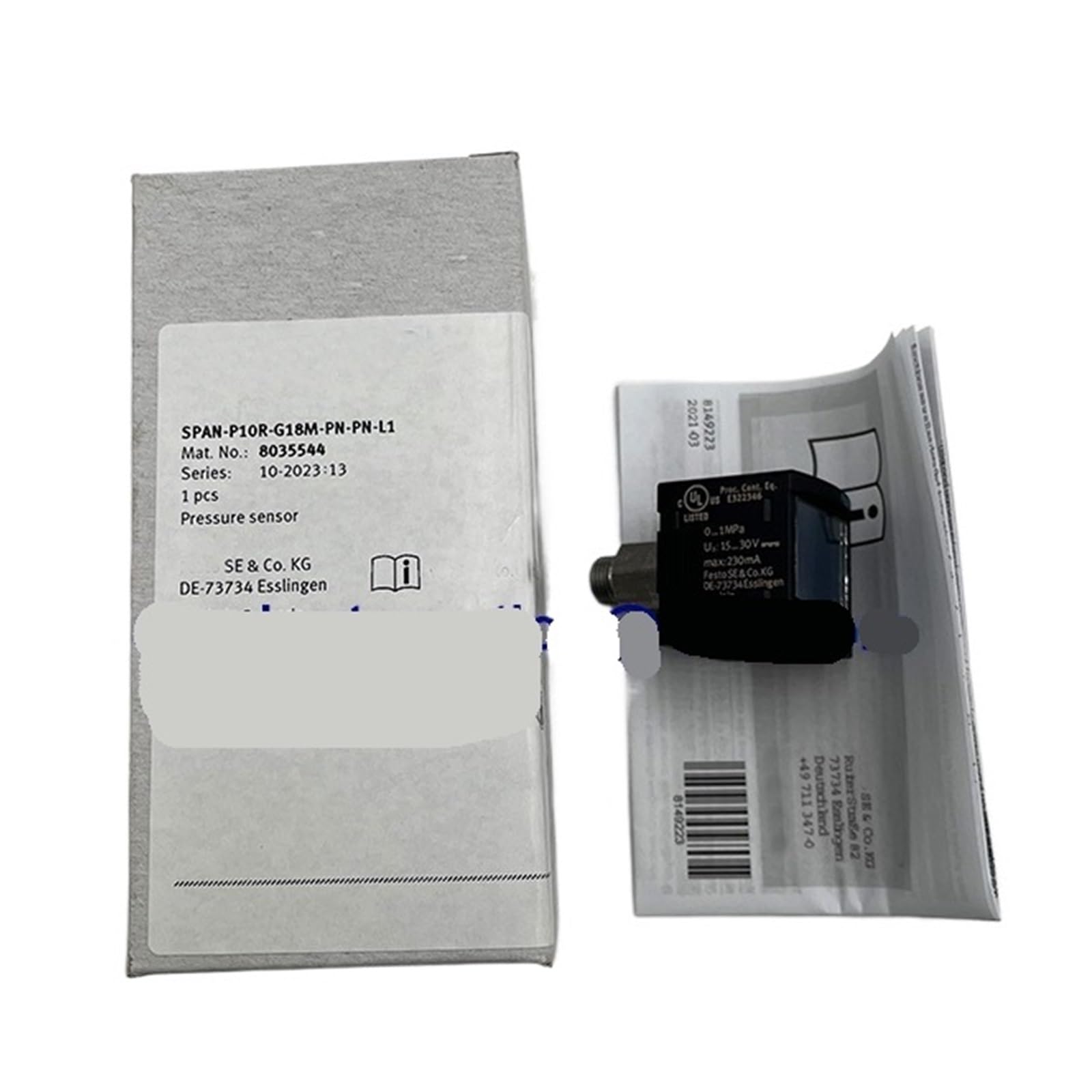 CJKXPZMH 1pcs SPAN-P10R-G/R18M-PN-PN-L1 8035544 8035547 Pressure Sensor(8035544)