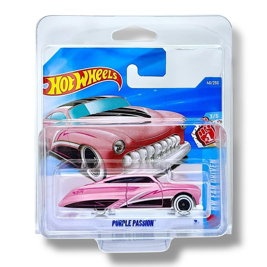 Hot Wheels Purple Passion (Pink, Black & White) 3/5 HW Fan Driven, 2026-46/250 (Short Card)