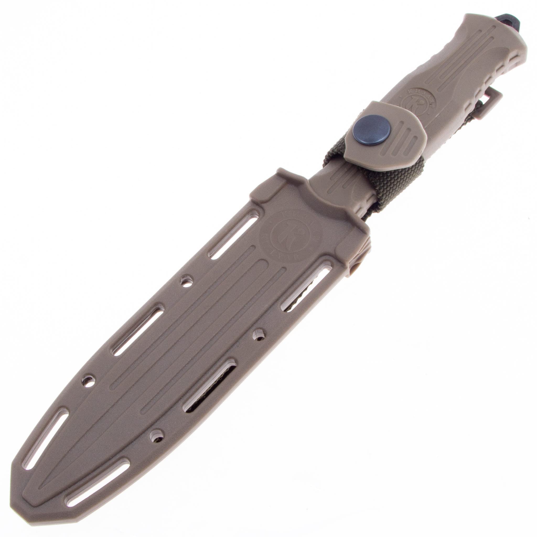 Kizlyar Original Messer NR-19 Desert Storm – Bushcraft Mit AUS-8 Stahl, Elastron-Griff