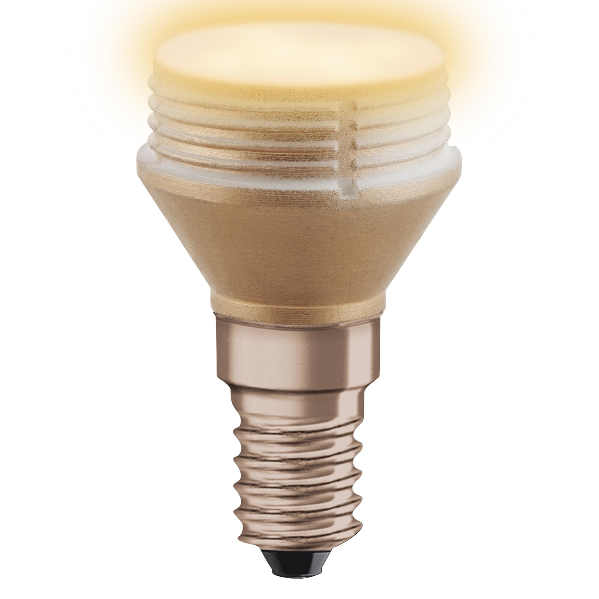Osram Flat Lamp, ultra-kompakte und flache LED Lampe mit E27 Sockel, ersetzt herkömmliche 26W Glühbirnen, warmweiß (2700K), sparsam mit 3.5W Verbrauch, 3-stufig dimmbar per Wandschalter, 6er-Pack