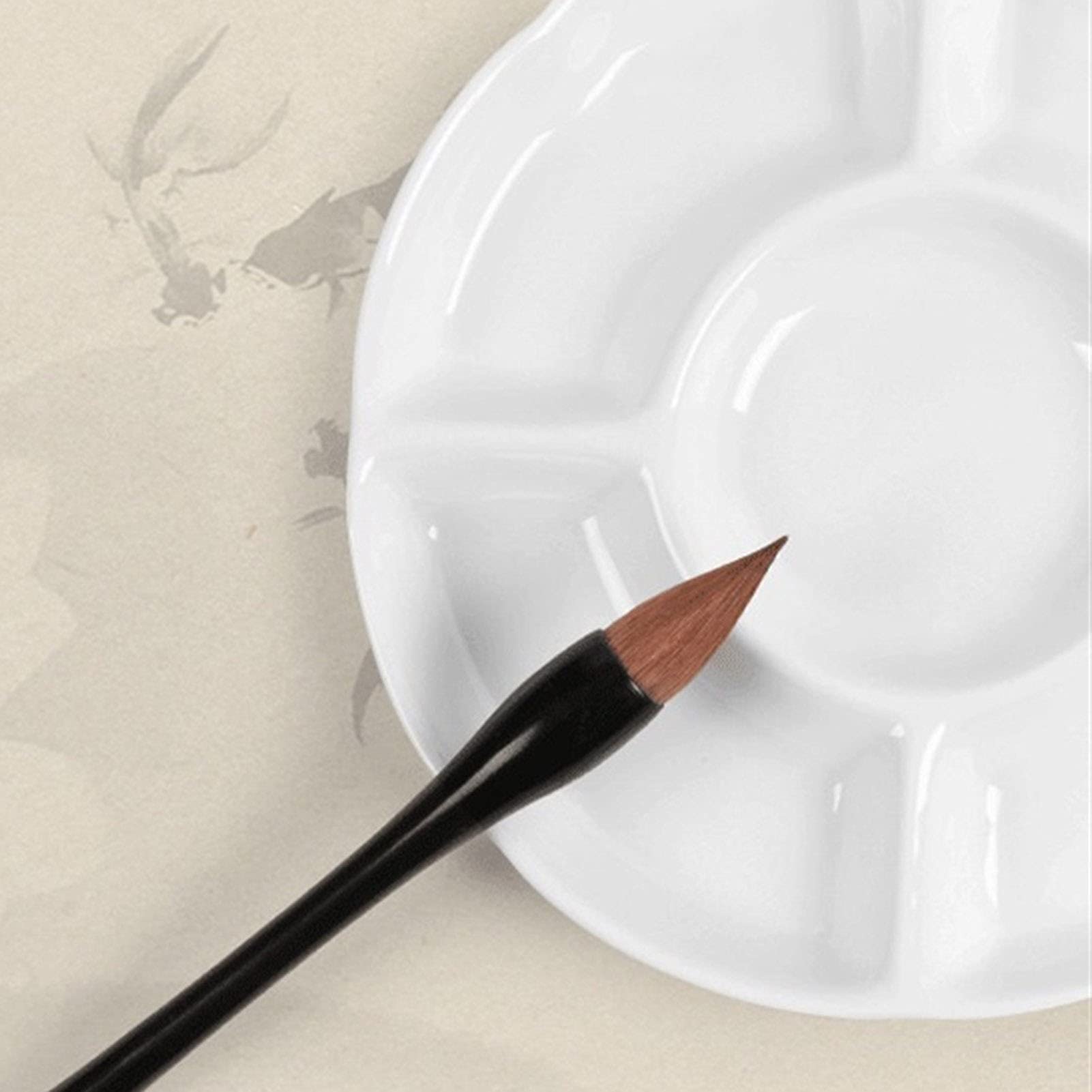 Tavolozza di Ceramica Rotonda Multifunzione, for Artisti, Pittori Professionali, Pittura Dilettanti, Artigianato, Hobbisti