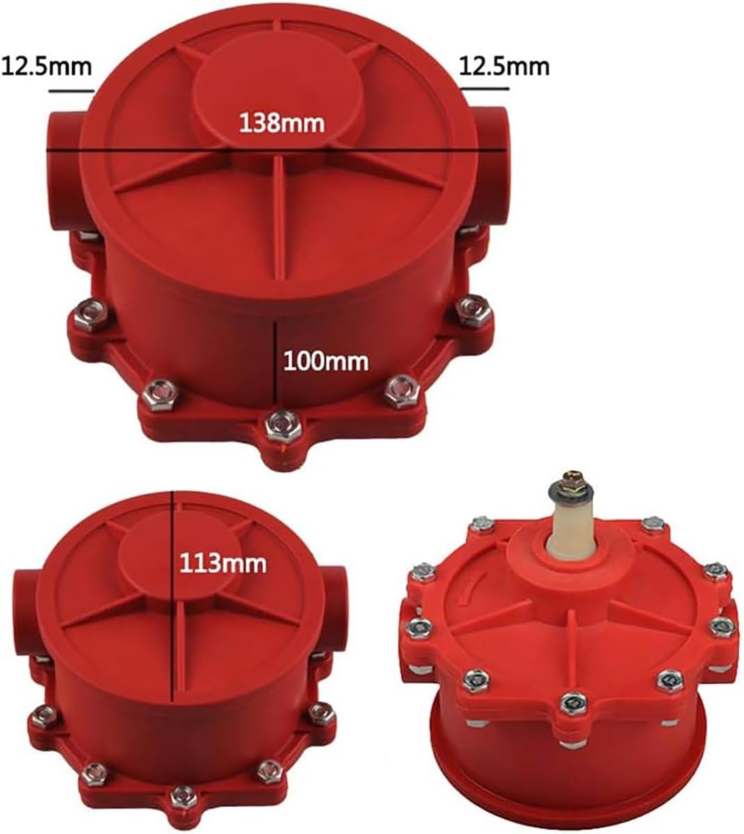 Self Priming Fuel Oil Diesel Pump - Hand Crank Oil Barrel Pump with 5M Hose Pipe for Petrol Diesel Fuel Garage 55 Gallon 200 Litre Drum