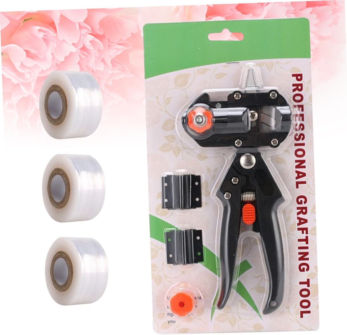 3pcs Grafting Shears Scissors for Fruit Trees Multi-function Bud Cutter Replaceable Blades and Tapes for Efficient Gardening and Pruning Tasks