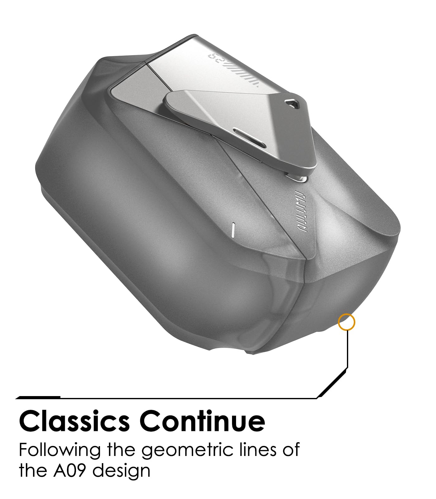 Amazon.com: Aulumu A29 Geometric AirPods 4 Case with Lock