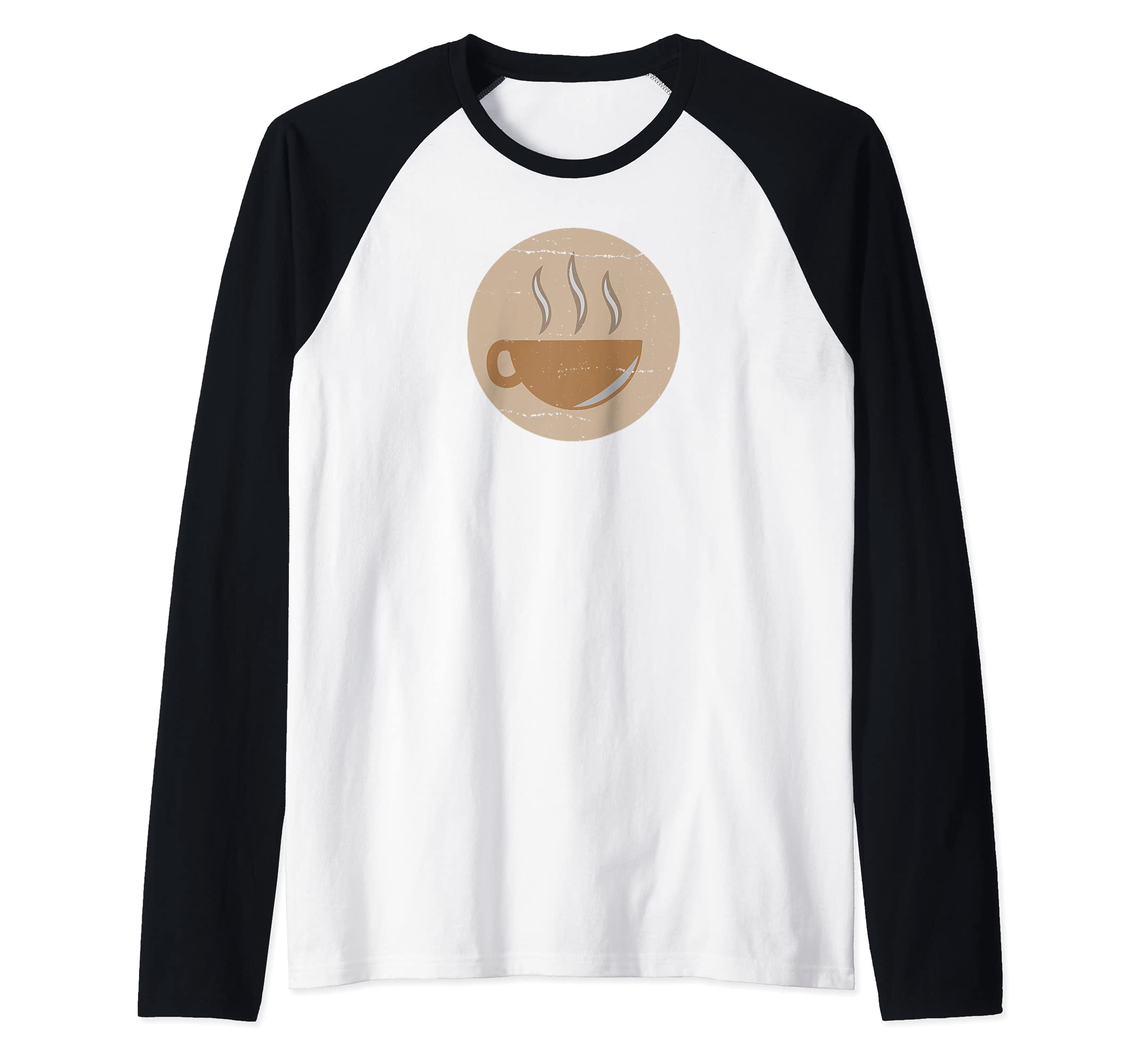 Tea Coffee Cocoa Cup Raglan Baseball Tee