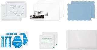 THLMT 2PCS Tempered Glass Film Compatible for Insta360 GO 3, Action Camera Lens Protector Guard Panoramic Camera Protective Lens Screen Film 9H Hardness Lens Protection Film