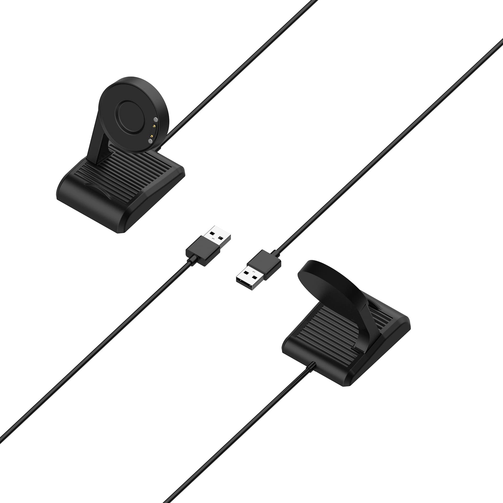 MOOKEENONE 1x Magnetic Charging Dock for Ticwatch (Pro 3 Ticwatch Pro 3 GPS Ticwatch Pro 3 LTE), Magnetic Charging Cradle Dock Cable Portable Adapter Smart Watch Accessories