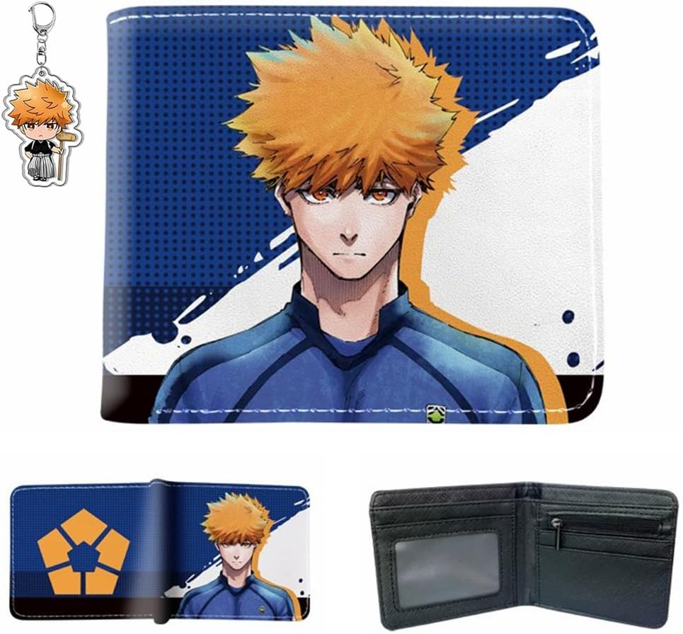 Anime Wallet for Women Men Anime Bifold Wallet Purse Card Holder Kawaii