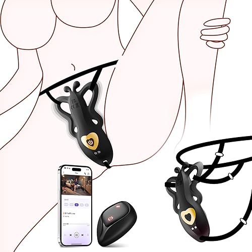 Wearable Vibrator with Remote - BIG SHOCKED Couples Sex Toys for Female Mini Panty Remote Control Vibrators Adult Toys Women Sex Toy for Clitoral Vibrators with Dual 9 Vibrating Modes Business