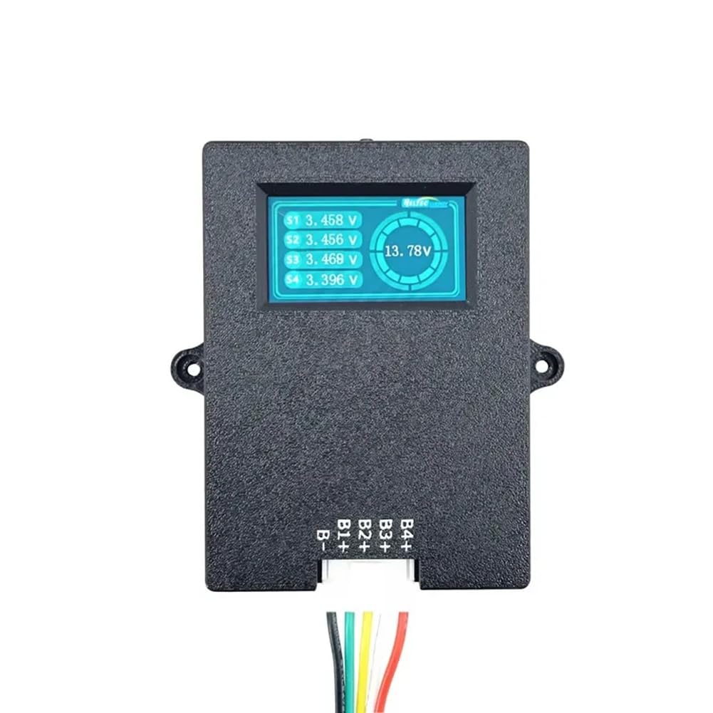 Wielofunkcyjny aktywny balanser 5A Lipo Lifepo4 4S z wyświetlaczem napięcia do systemów akumulatorów litowych 12 V