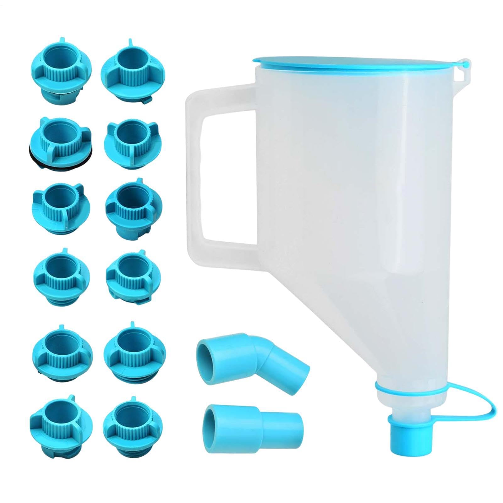 Kit De Embudo De Multiusos Herramienta De Filtro De Motor Para Automóvil | Embudo De Para Vehículo, Cocina Y Llenado Líquido Refrigerante Motor