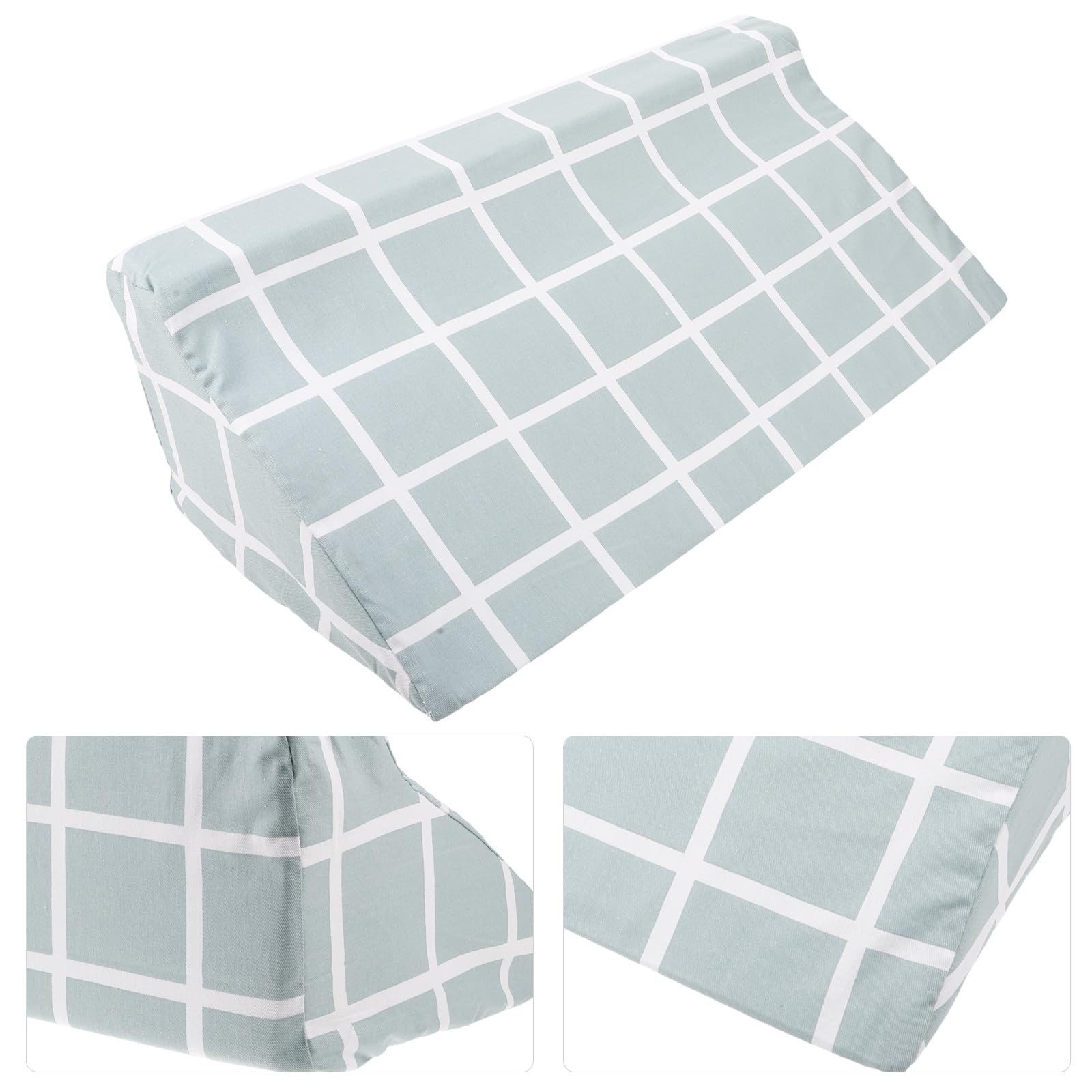 Anneome Almohada Triangular Forma de Cuña 50X25X15 CM de Espuma de Alta Densidad Cojín de Posicionamiento para Pacientes Postrados Cama Soporte Lateral para Personas Mayores y Hospital