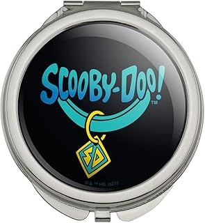 GRAPHICS & MORE Scooby-Doo Collar Compact Travel Purse Handbag Makeup Mirror