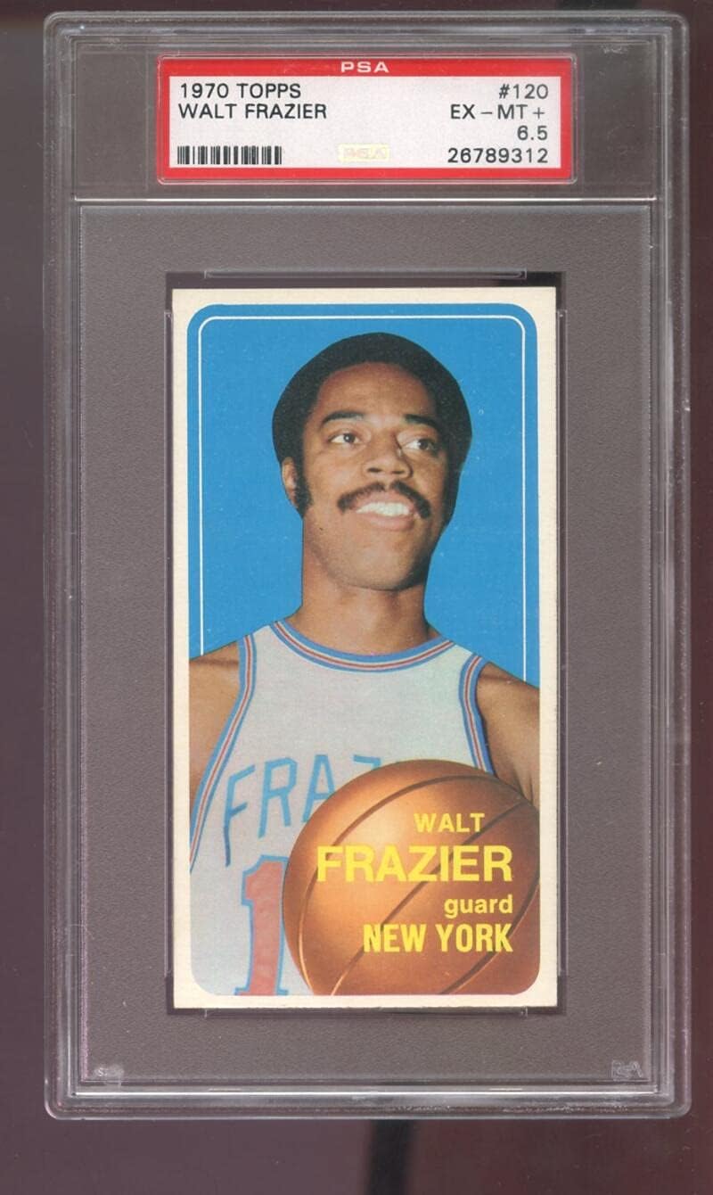 1970-71 Topps #120 Walt Frazier PSA 6.5 Graded Basketball Card 1970 New York Knicks