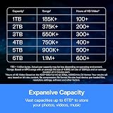 WD 4TB My Passport portable external storage, external hard drive, USB 3.0, portable HDD with software for device management, backup and password protection, works with PC, Xbox &Playstation, Black - 6