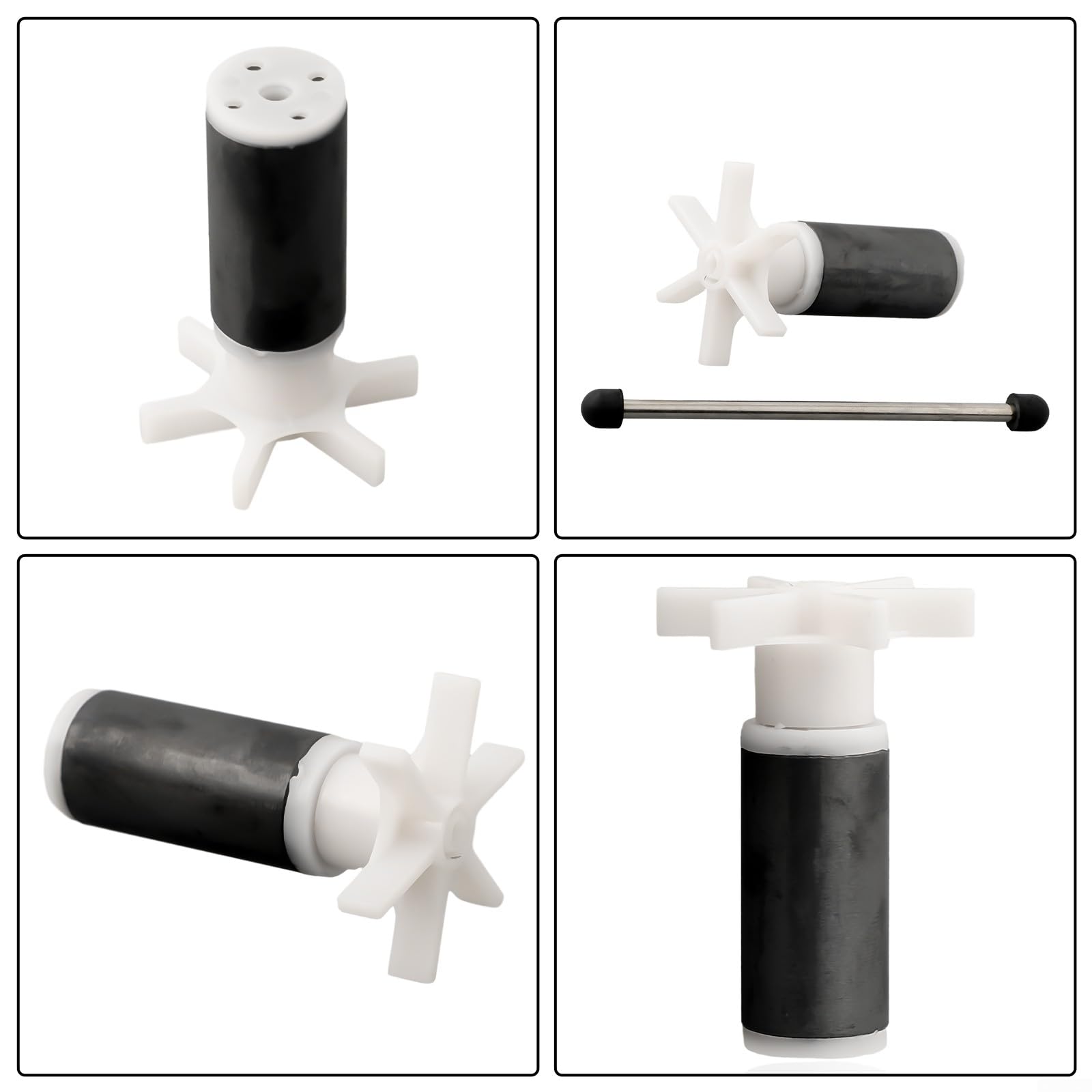 Girante Per Pompa Acqua Di Ricambio - In Acciaio Inossidabile E Plastica Per Acquari E Fontane - Foto 6