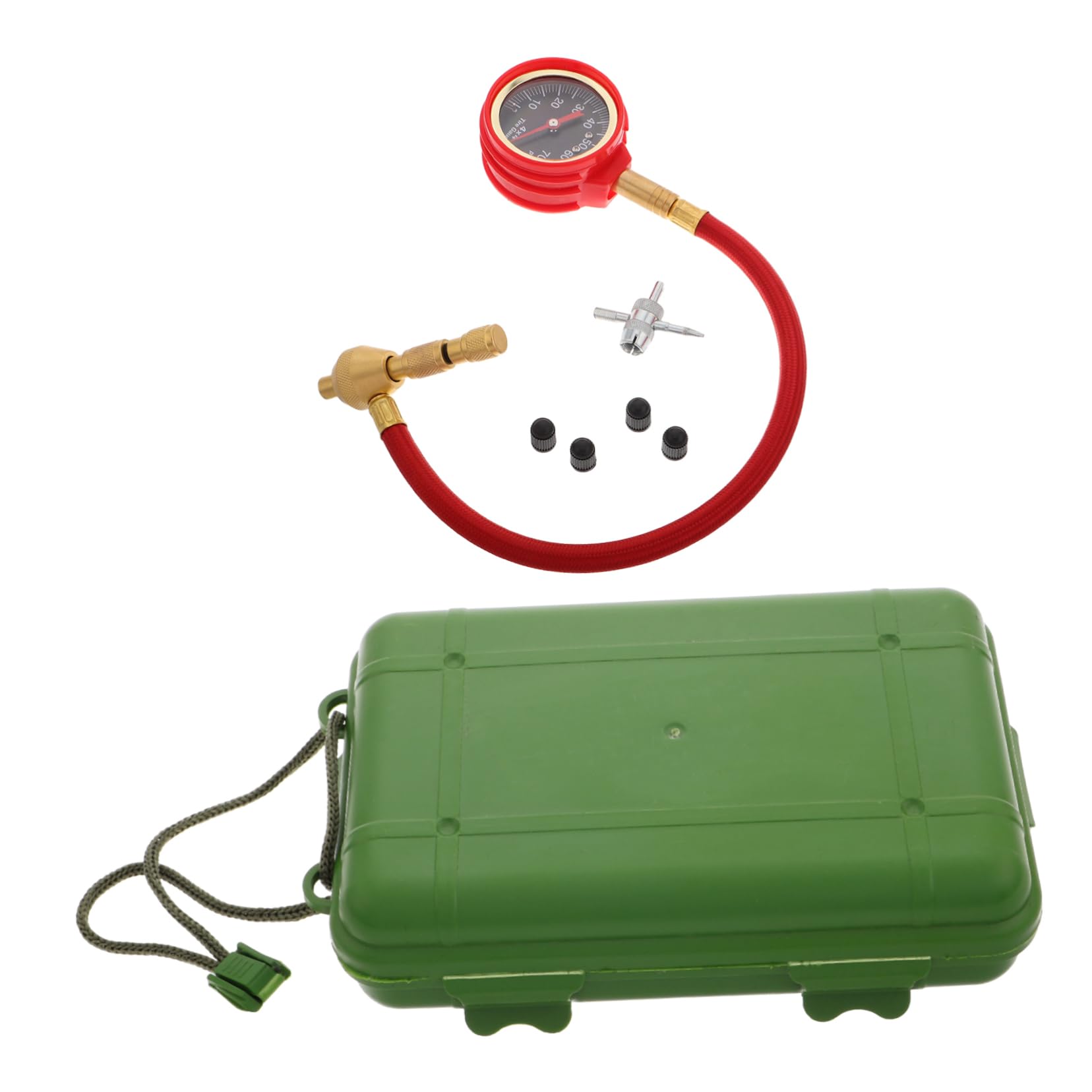 Manomètre Pression Pneus Mécanique Accessoire Modification Auto Polyvalent Contrôleur Gonflage Pneu pour Voiture Installation Facile