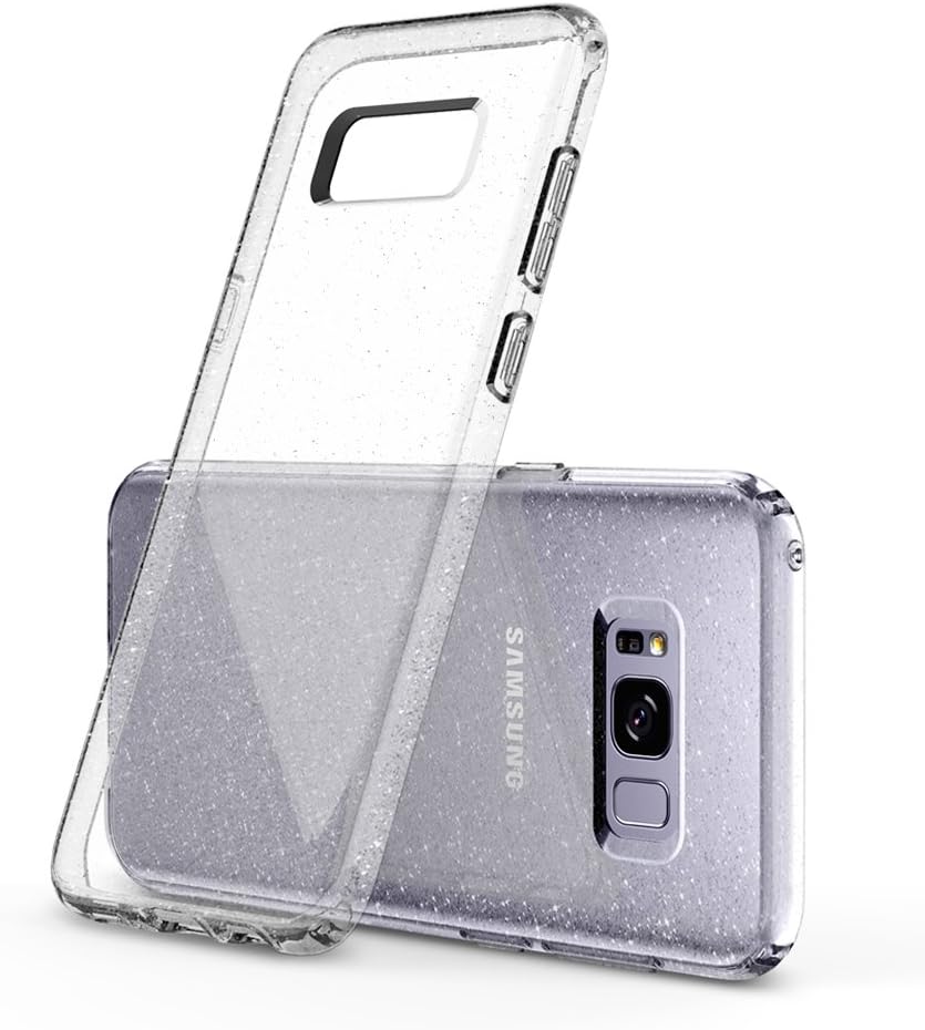 Spigen Liquid Crystal Glitter Galaxy S8 Plus Case with Slim Protection and Premium Clarity for Galaxy S8 Plus (2017) - Crystal Quartz