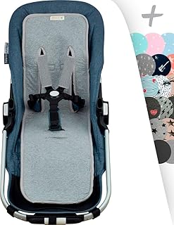 JANABEBE Colchoneta para Cochecito Gemelar (Stone Grey)