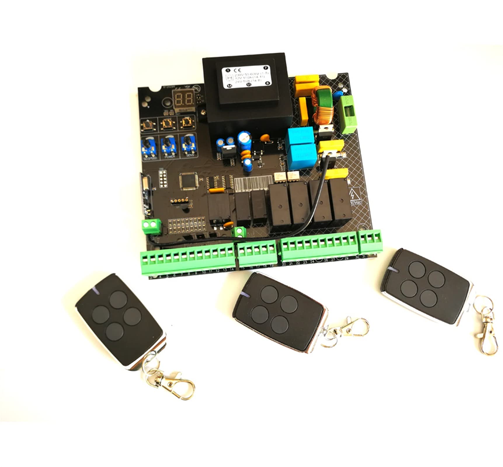 Apri della Porta del Garage, Utilizzo PCB CA. Board of Automatic Double Arms Swing Gate Opener Aprisensore Pannello scheda madre scheda madre(2 remotes)
