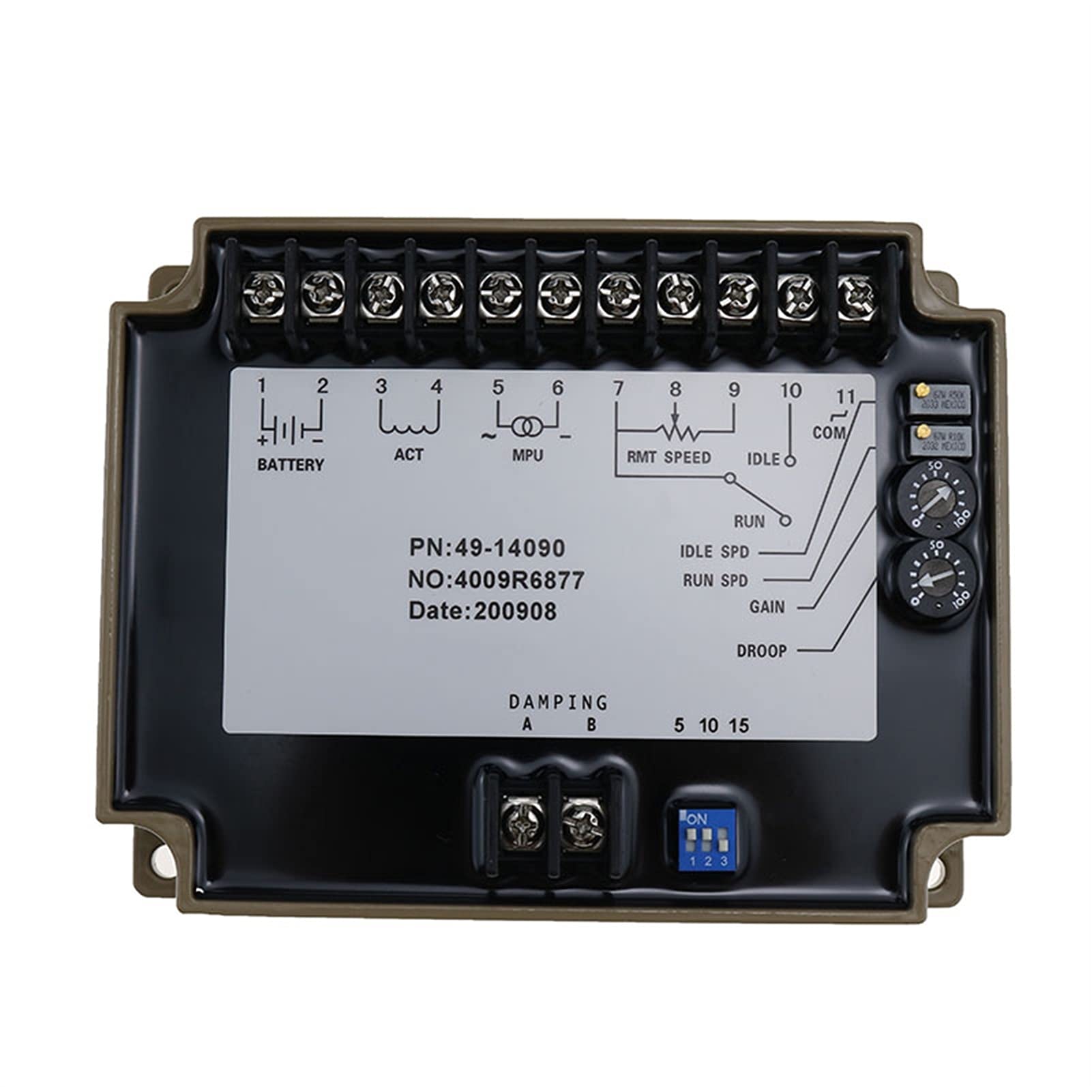 Wind Turbines Engine Speed Controller Governor 4914090 For Cummins Generator Parts Ideal Power Supply System