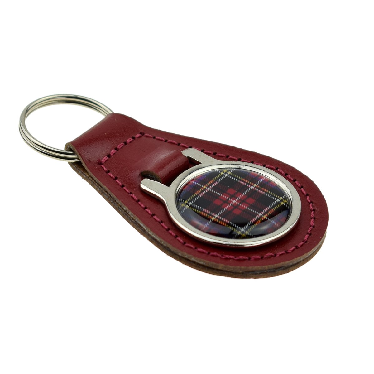 Gtr-Gifts Multi Scottish Royal Stewart Tartan Design Keyring Xkfr028