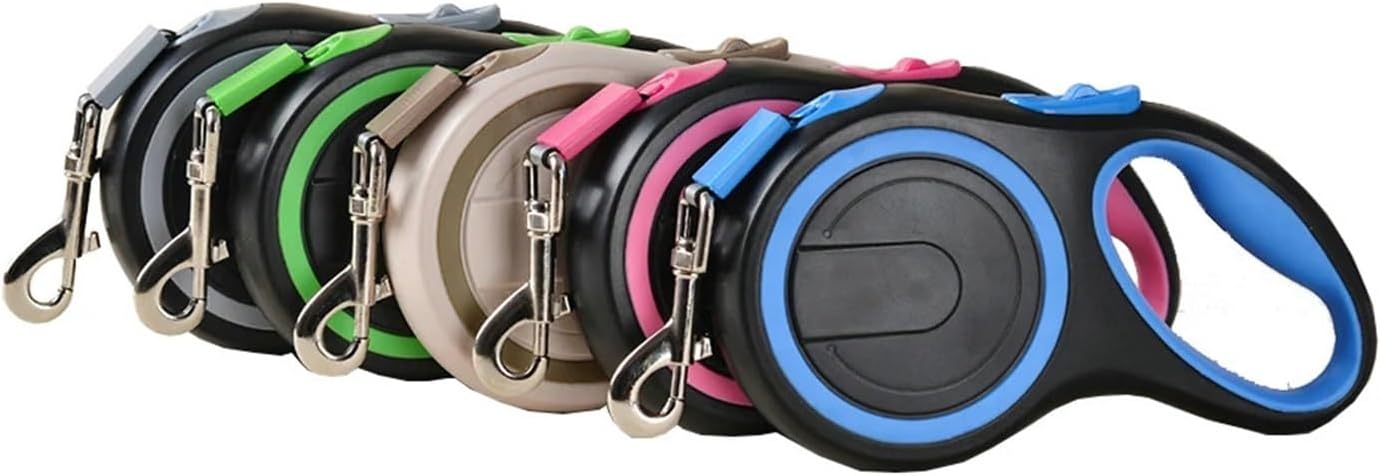 5meter 8meter 50kg Dog Leash Retractable Collar for Small Big Accessories Adjustable Walking(Rose,5meter Plus - 50 kg)