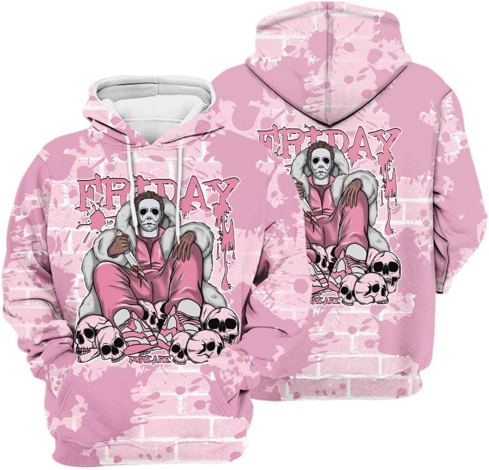 Dunkare Orchid 4s Streetwear 3D Hoodie - Get Tag Sneakers Steppin' Graphic Crack All Over Print Unisex Hoodie