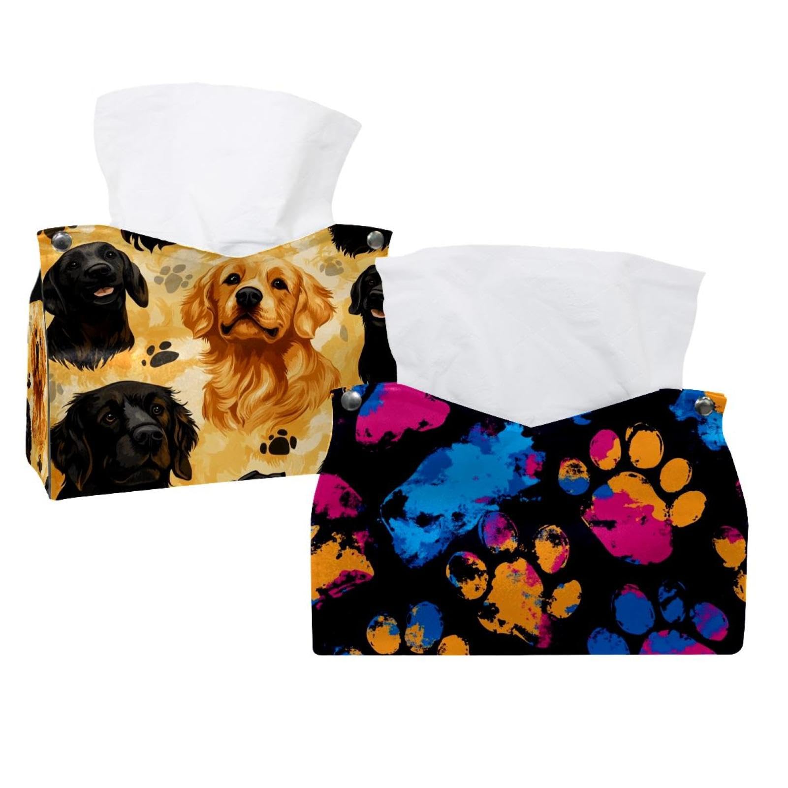 Boîte à mouchoirs patte d'animal pour ranger vos commodes de salon