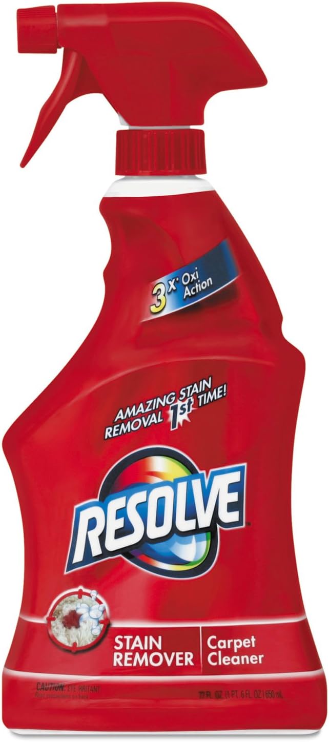 Carpet Stain Remover Spray, Carpet Cleaner Spray for Rugs, 22 Oz | Use Resolve rug stain remover or carpet spot cleaner for everyday stains and spill cleanup