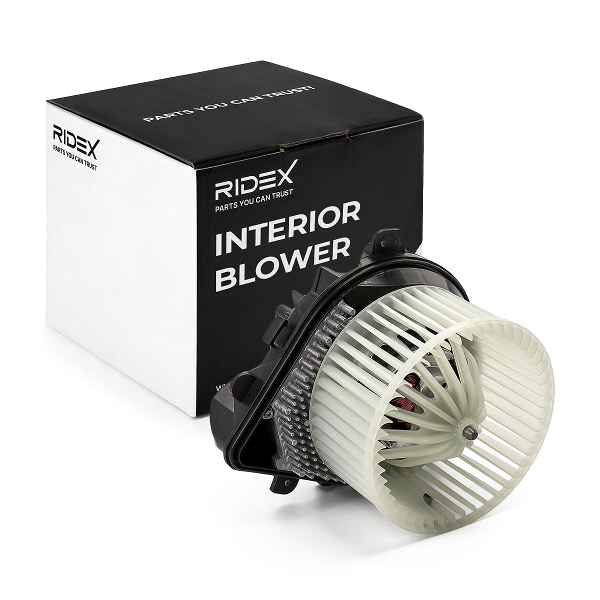 RIDEX Pulseur d'air habitacle 12V, Nombre de contacts enfichables 3, Compatible avec FIAT Scudo I Van 220 Ulysse II 179 Scudo I Camion plate-forme/Châssis 220, PEUGEOT Expert I Van 222 Expert I 224