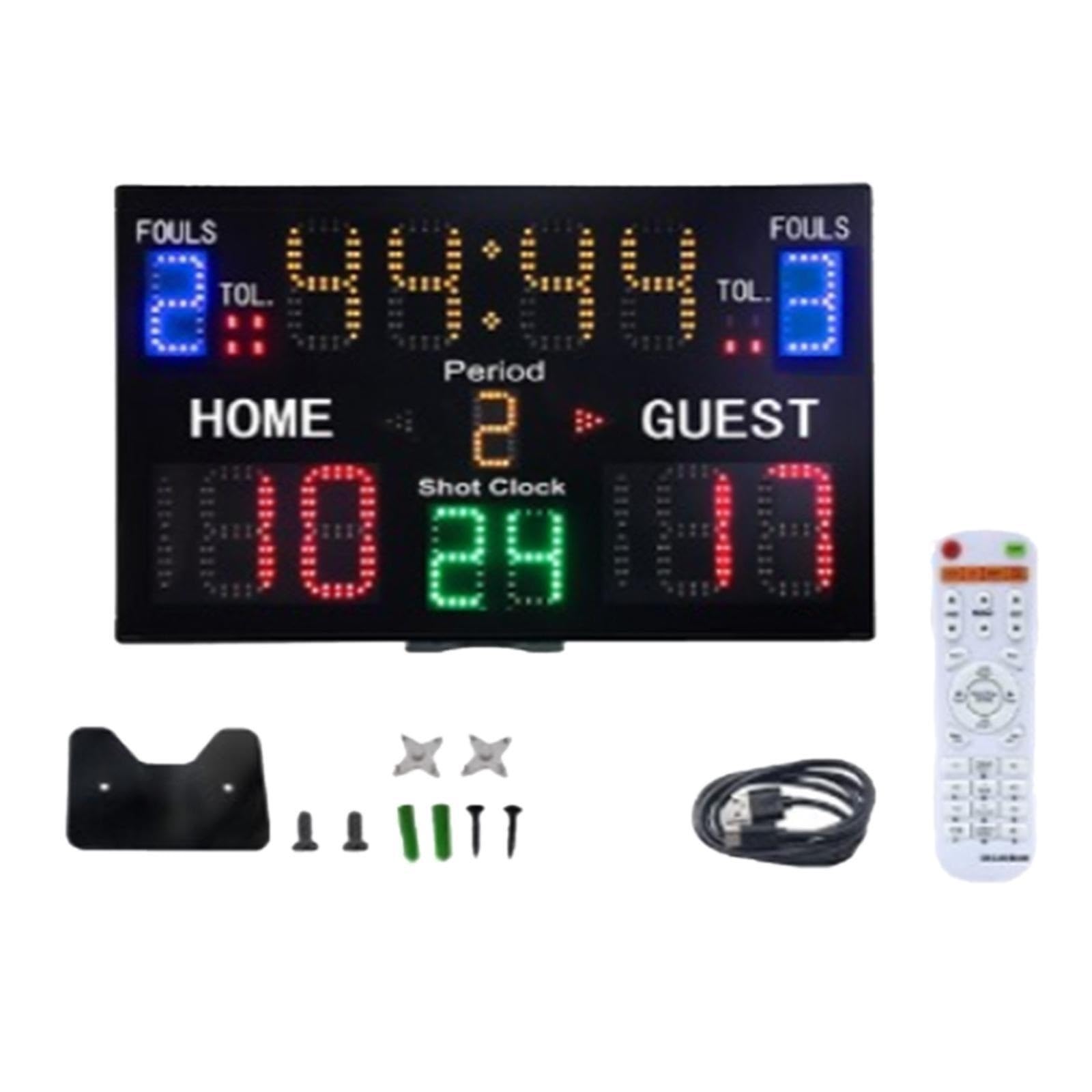 Tabellone Segnapunti di Pallacanestro Del'interno Elettronico Conteggio Fallo for Pallavolo Facile da Leggere
